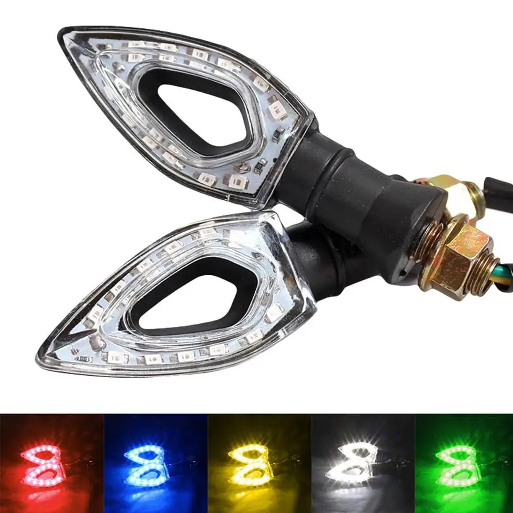 

Universal Motorcycle Waterproof LED Turn Signal Indicators Light Front Rear Blinker Light 12V Flashing Motorbike Lamp Bulb