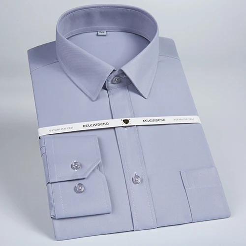 Aliexpress.com : Buy Men's Sky Blue Long Sleeve Basic Dress Shirt with ...