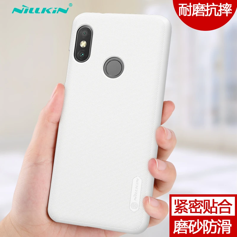 Для Xiaomi Mi A2 Lite чехол Nillkin матовый Жесткий PC Пластиковый чехол для телефона s для Xiaomi Mi A2 a2 Lite чехол Nilkin A2 Lite Capa - Цвет: White