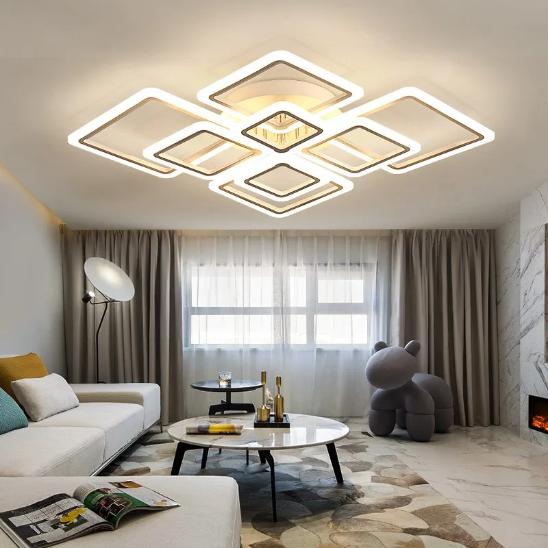 

Modern LED ceiling lamp dimmable remote control bedroom living room lamps
