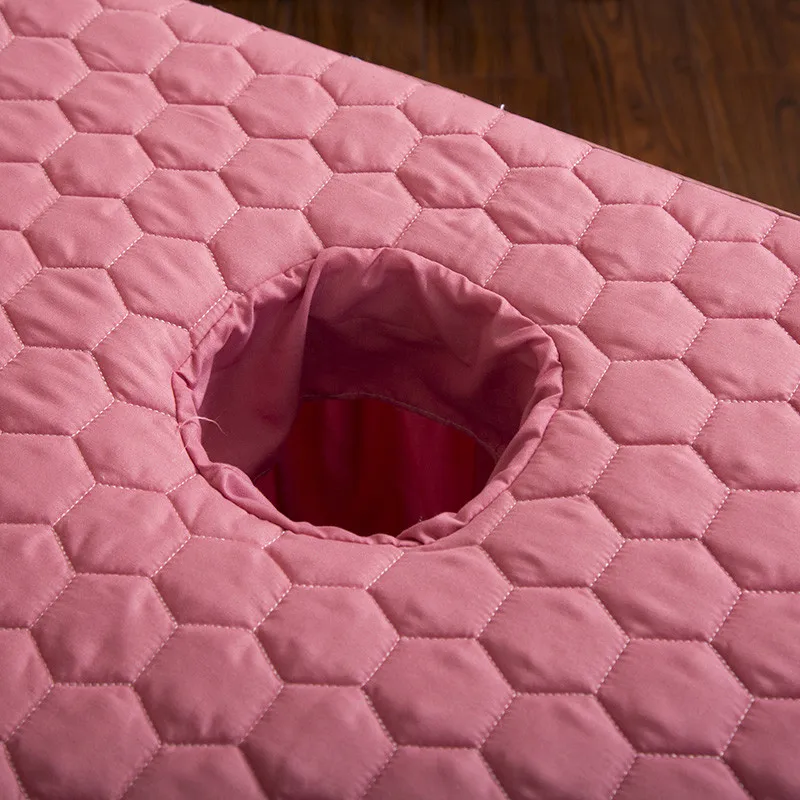 Европейский стиль спа салон постельных принадлежностей белый розовый жаккард нордическая красота тела постельное белье простыня подушка одеяло