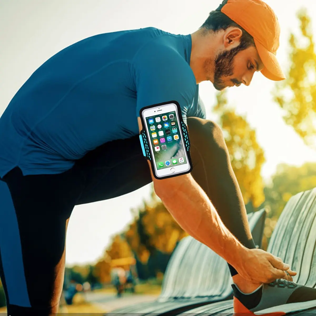 Спортивный чехол для iPhone 7 8 6 6S XS X SE 2020 Samsung Galaxy S8 S7 S6 edge S5 S4 Xiaomi с сенсорным