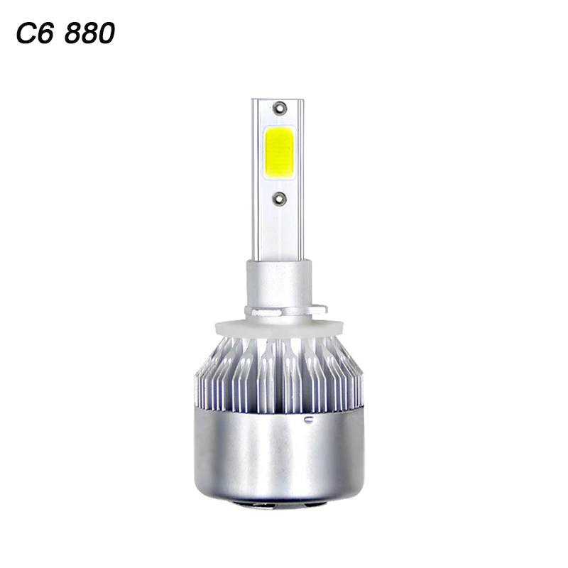 VicTsing 1pc C6 LED Car Headlights H1 H4 H7 H8H9H11 H109005HB3 9004HB1 9008 9007 H27 HB4 LED Headlight Light Bulb 36W 6000K (8)