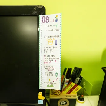 

Month plan convenient stickers Stationery creative cute notes paper Monitor Memo Board Screen Displaycan tear the scrapbook