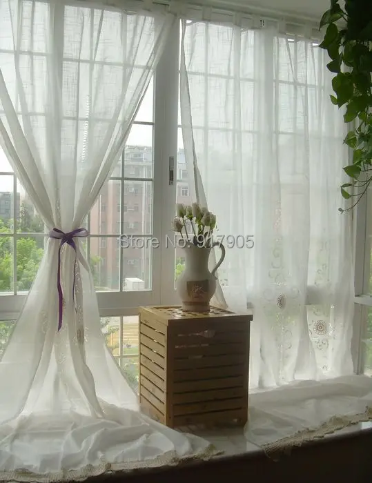 Free Shipping White Hollow Out Curtains For Living Room ...