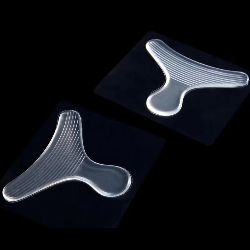 JUP/12 пар прозрачные силиконовые стельки Нескользящие колодки протектор для трения на каблуках по уходу за ногами педикюра гель стельки Insert
