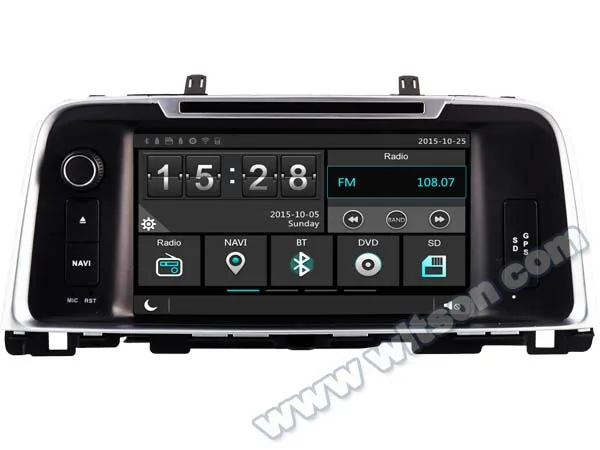 Sale 8" Special Car DVD for Kia Optima/K5 2015-2017 with Tire Pressure Monitoring System Support & Front DVR Camera Support 0