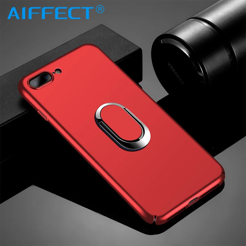 AIFFECT Car Holder Ring Case For IPhone X XR XS Max 6 6s 8 7 Phone Cover On The with Stand |