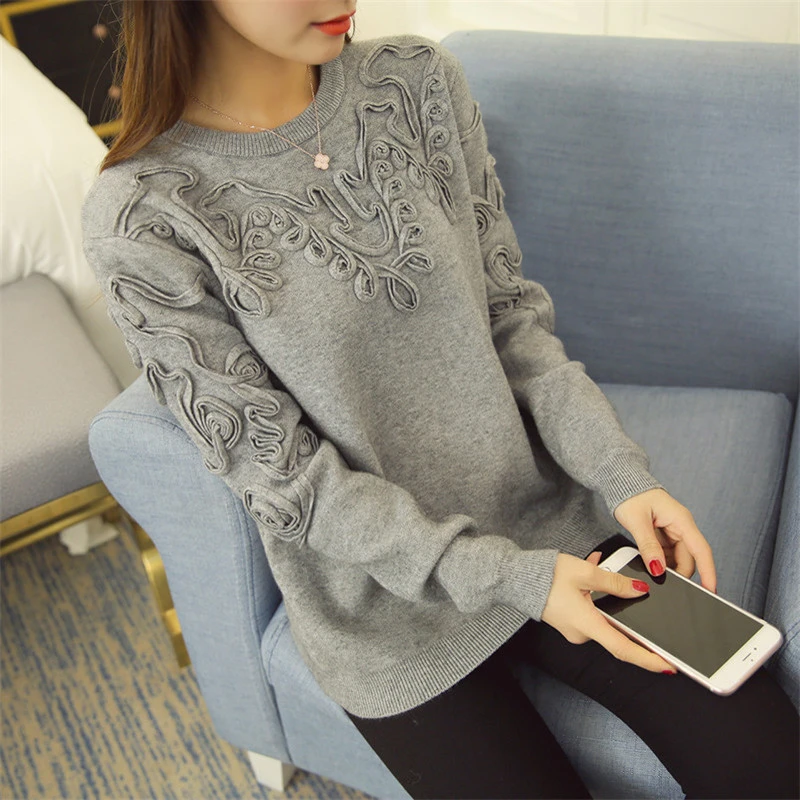 Тонкий Пуловер Женский Купить