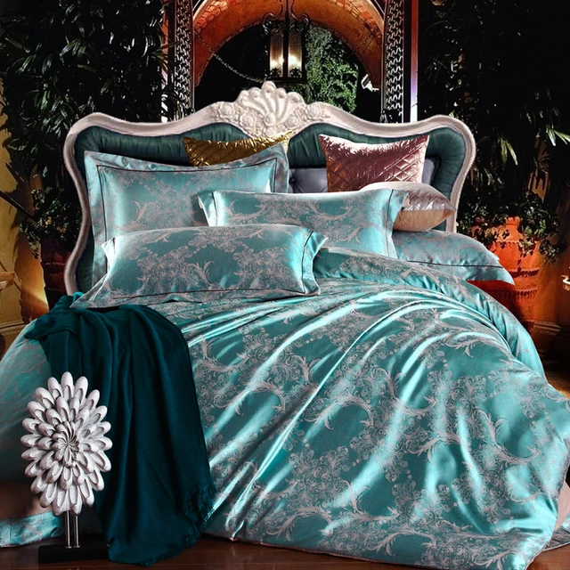 Teal And Silver Bedding Sets Skillseeker
