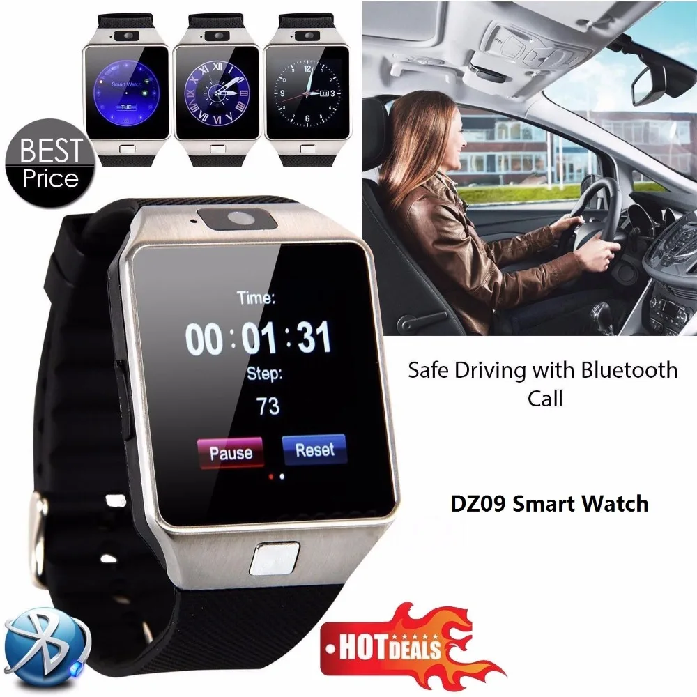 2017 DZ09 Smart Watch With Camera Bluetooth WristWatch SIM Card Smartwatch For IOS font b Android