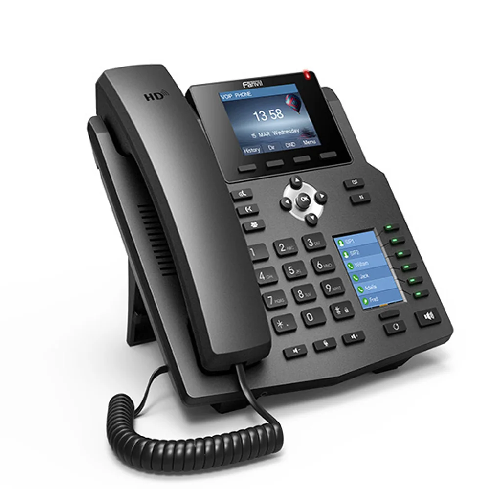 fanvil x4 ip phone 4 sip lines hd voice enterprise phone with enterprise phone