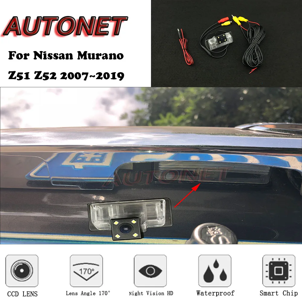Камера заднего вида для Nissan Murano Z51 Z52 2007 ~ 2019 CCD/ночное видение/парковочная камера |