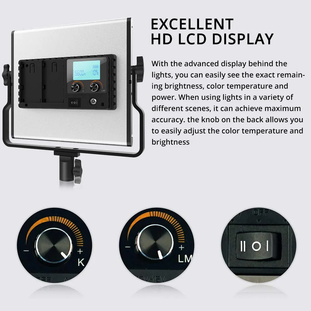 Spash L4500 портативный светодиодный видеосъемка двухцветная лампа для фотосъемки