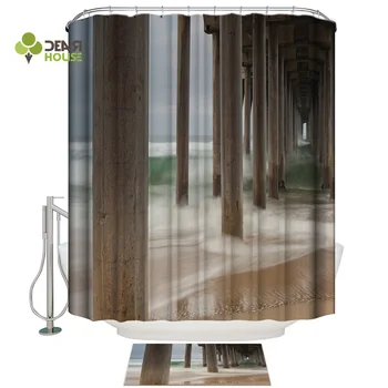 

Dearhouse Beach Wave Shower Curtain Bath Sets With Rugs 2 Piece Bathroom Set Shower Curtain Sets
