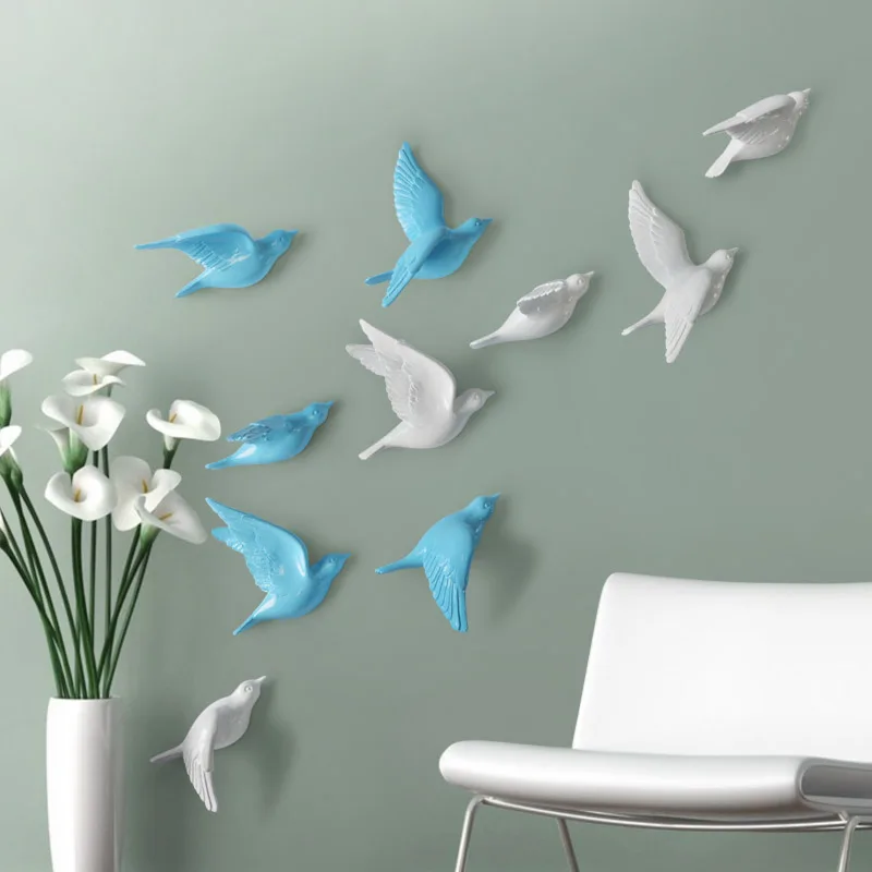 3D Birds Wall Decor Pictures
