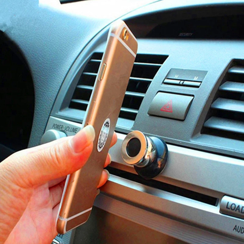 

UEESFIT K2 Universal Car Mobile Phone Holder For iPhone X XR Samsung S8 Support Mini Air Vent Mount Magnet Magnetic 360 Degree