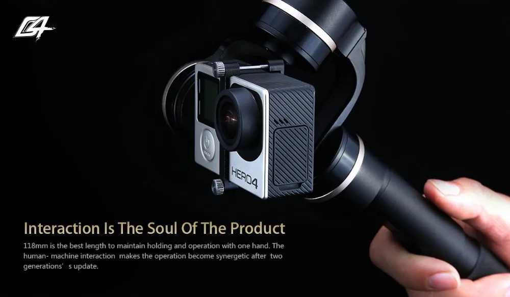 Factory Guarantee Feiyu Tech Newest G4 3 axis handheld gimbal Steadycam Gimbal for gopro 3 3 + 4