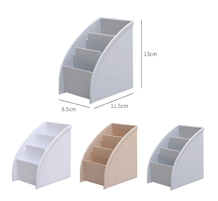 1 шт. многофункциональная трапециевидная коробка для хранения домашнего рабочего стола, органайзер для макияжа, пульт дистанционного управления, коробка для хранения телефона