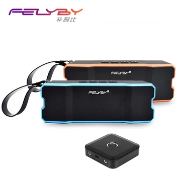 

FELYBY Hot Portable Wireless Bluetooth Speaker High quality double speaker Bluetooth 4.1 IPX6 waterproof Support AUX TF playback