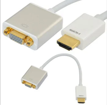 

Aluminum housing, HDMI to VGA line, audio HD line converter, computer box, VGA interface connector line