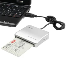 سهلة Comm USB قارئ بطاقات الذكية IC/قارئ بطاقة الهوية عالية الجودة دروبشيبينغ PC/SC قارئ بطاقات الذكية لنظام التشغيل ويندوز لينكس