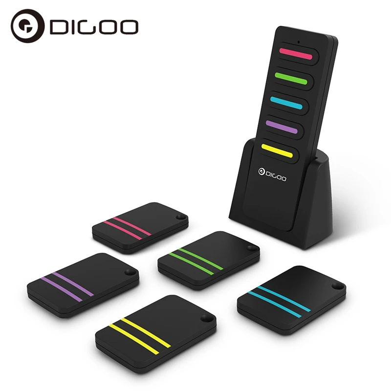 

Digoo DG-KF15 KF15 Pet Dog 5 in 1 Wireless 433Mhz Anti-Lost Remote Control Smart Tracker Key Finder Purse Tracer Locator Alarm