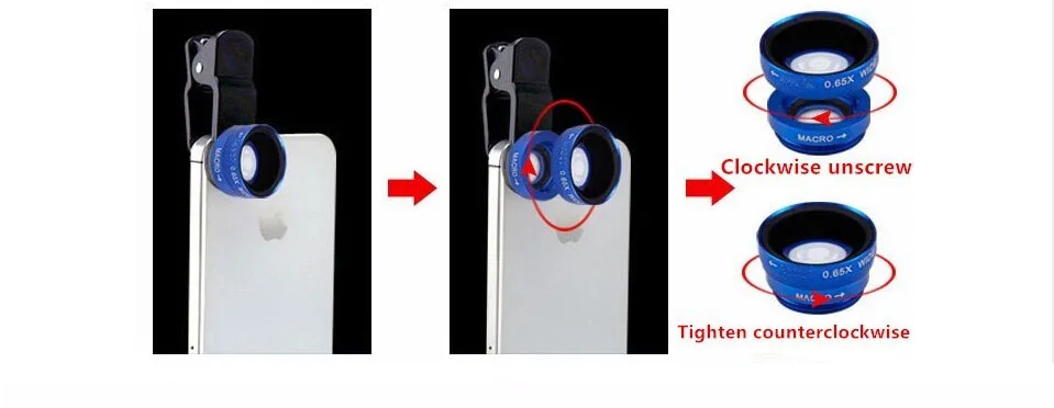 Оригинальные Объективы для мобильных телефонов 3 в 1 Рыбий глаз широкоугольный макрообъектив для камеры huawei Mate9 pro Honor 8 V8 G9 Plus note8 nova