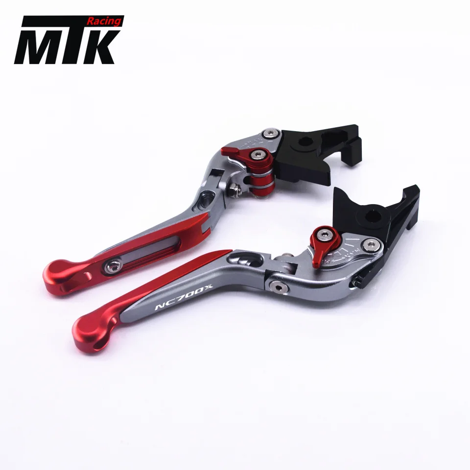 MTKRACING аксессуары для мотоциклов CNC Складные Выдвижные Регулируемые тормозные рычаги сцепления для Honda NC700 X NC700X 2012-2013