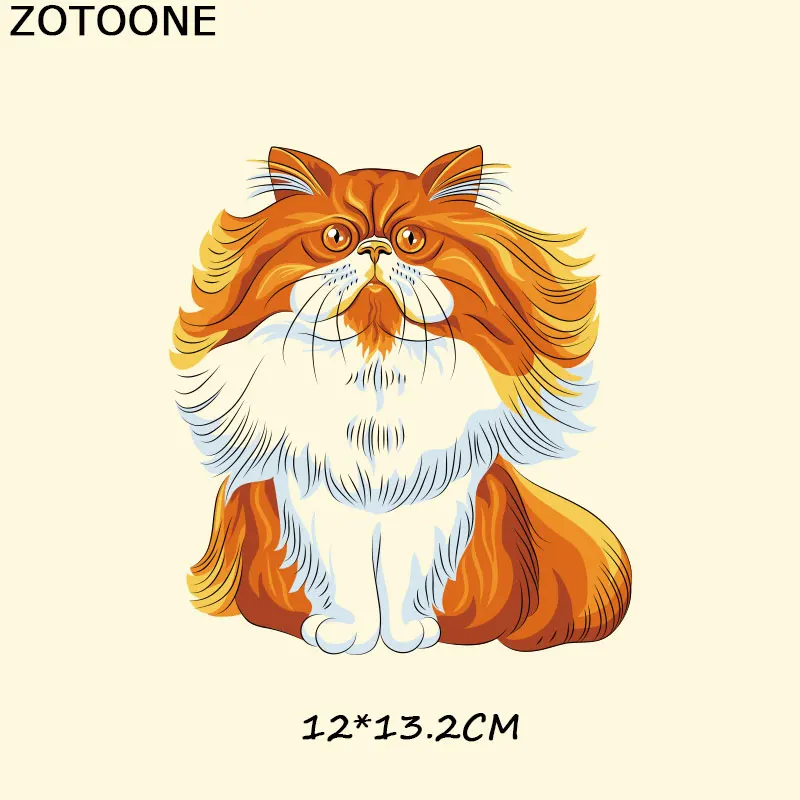 ZOTOONE Тепловая передача патчи для одежды кий мультфильм животное Железный патч DIY Полосы Пользовательские патч наклейки аппликация на футболку E