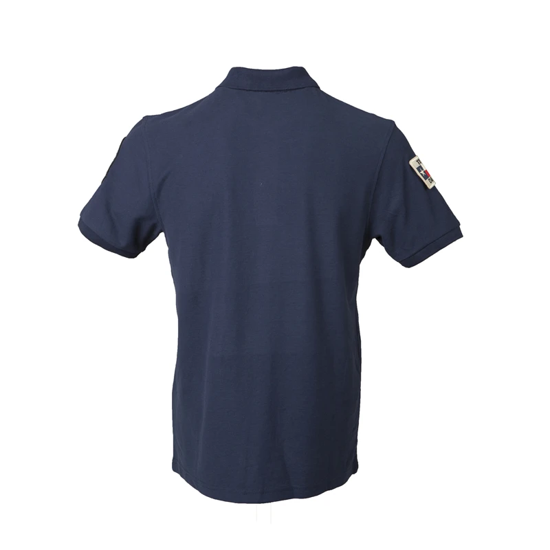 Рубашка поло Мужская винтажная с вышивкой топ в стиле милитари ВВС короткими