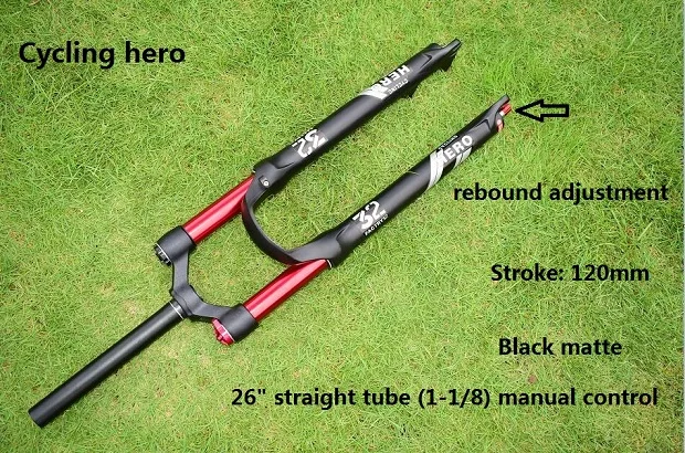100-120 мм ход горный велосипед амортизация воздуха отскок передняя вилка 26 27,5 2" производительность цена превышает EPIXON SID - Цвет: 26  inch