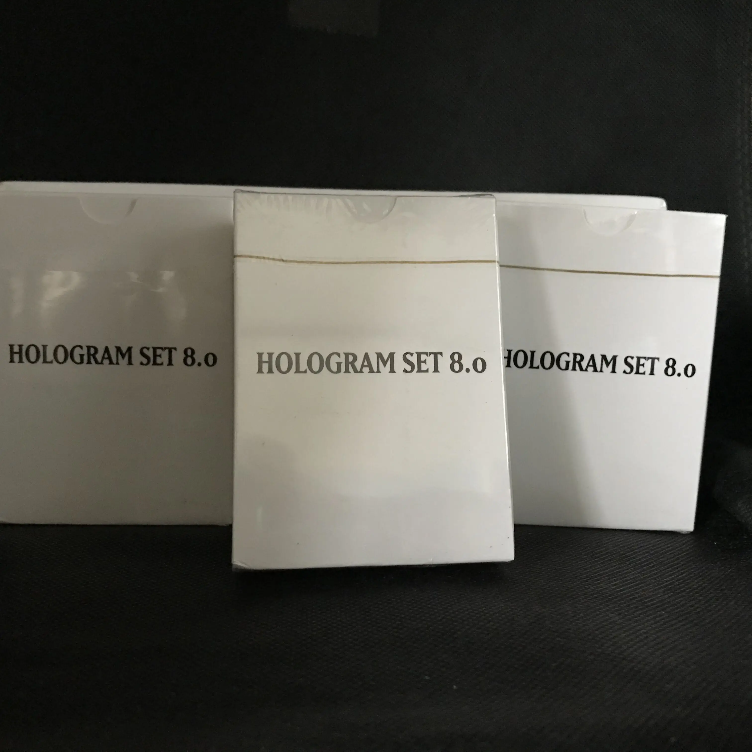 

8.0 HOLOGRAM SET 56PCS/LOT Black Core Standard Cards Set Custom Mixed Black Lotus TOP Quality Playing Cards Board Games Poker