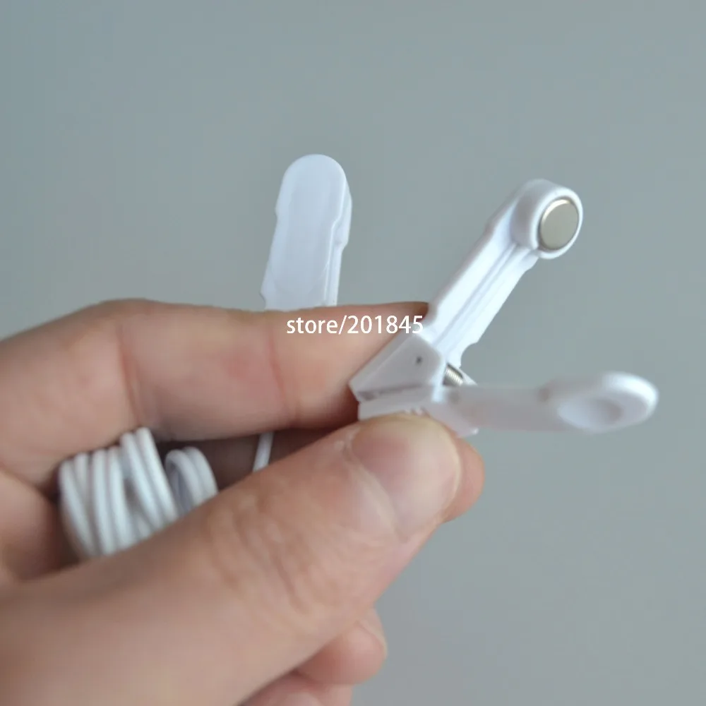 4 шт./упак. зажимы для груди и ушей электроды свинцовые провода Jack DC 3 5 мм Сменные