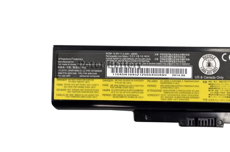 JIGU 6 ячеек ноутбук Батарея для LENOVO G580 Z380 Z380AM Y480 G480 V480 Y580 G580AM Y485 11,1 V 48WH