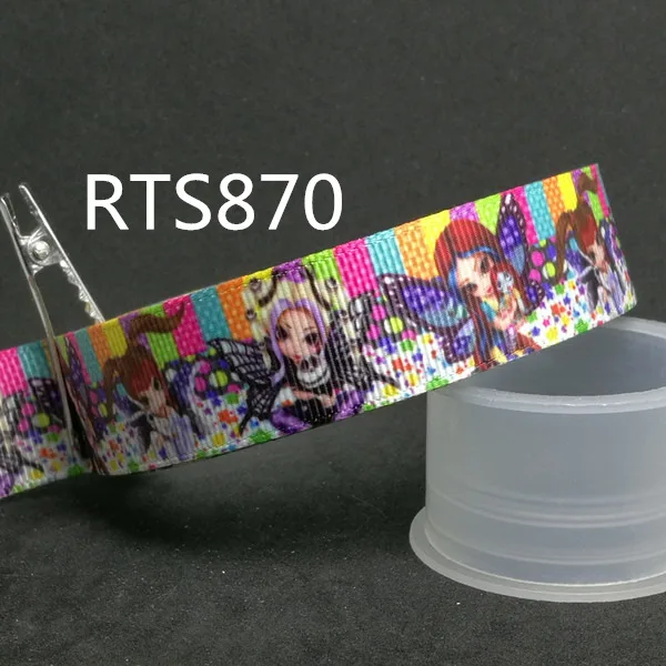 50 двор/roll 7/8 inch напечатаны grosgrain принцесса ленты RTS2870