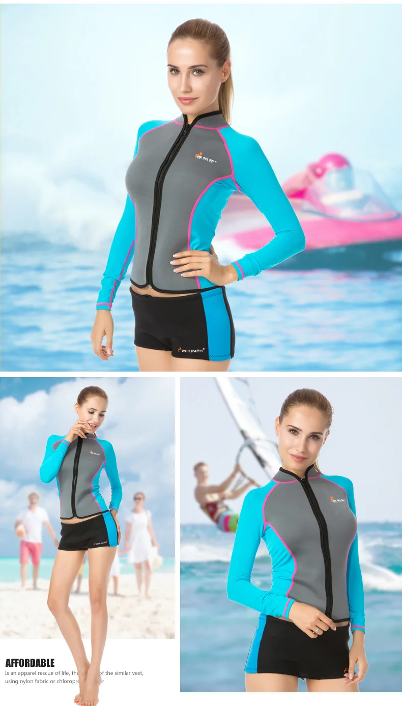 Сексуальная Майо Для женщин с длинным рукавом divingsuit куртка UPF50+ Купальники для малышек Сёрфинг подводное плавание Гидрокостюмы мокрого типа Спорт Колготки для новорождённых Рашгард Топы корректирующие