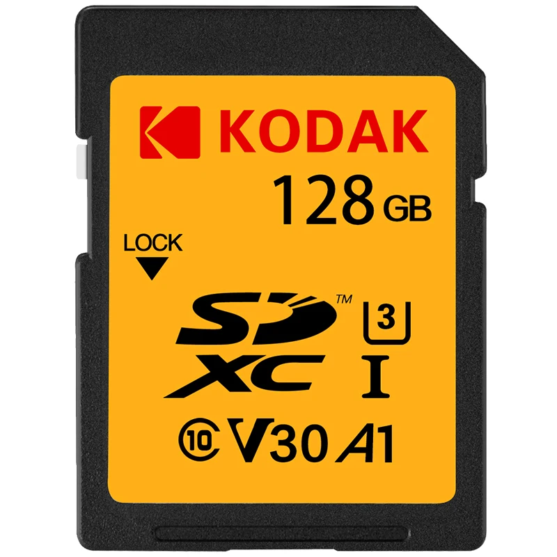 Kodak sd карта 16 ГБ 32 ГБ карта памяти класс 10 высокая скорость Tarjeta sd для Canon Nikon sony камера карта цифровая зеркальная камера - Емкость: 128G U3