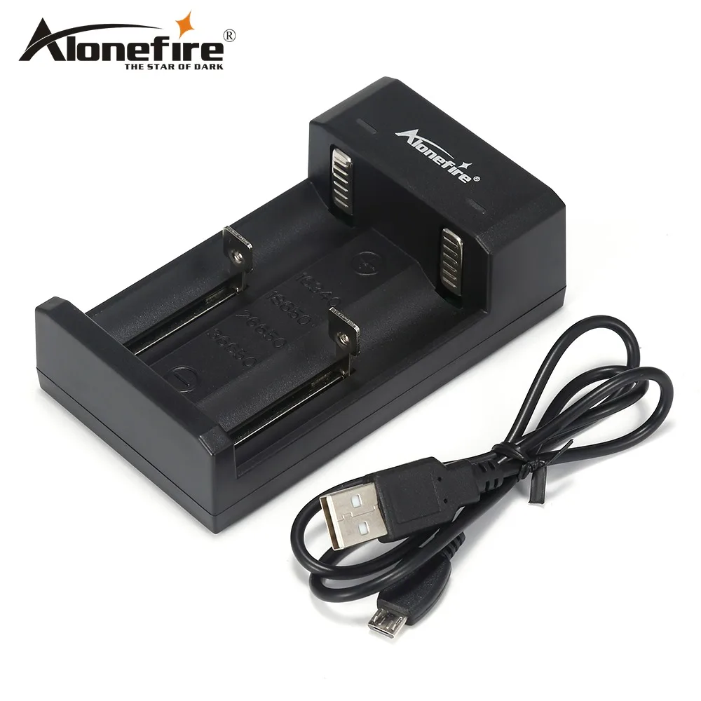 AloneFire MC001 Многофункциональный USB Quick литий Батарея Зарядное устройство для 10440 14500 16340 18350 18650 26650 Li-Ion Батарея - Цвет: USB Charger 32650