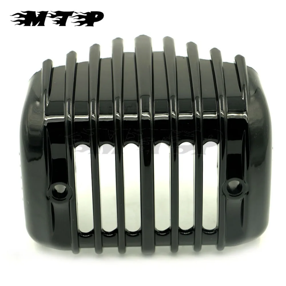 Stock Voltage Chrome Black Regulator Cover Guard w/ Mount Screw for