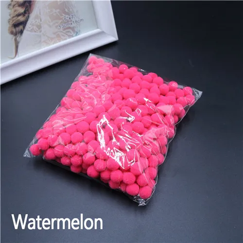 Watermelon 550 шт./пакет помпоном 8 мм роскошный баскетбольный мяч для собственными руками Сделай Сам Материал раннего обучения со шпилькой, креативный, ручная работа, Свадебная вечеринка дома деко - Цвет: Watermelon
