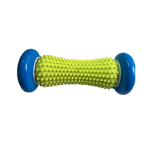Йога массажный ролик фитнес для тела, меридиан колесо для ног и amp массаж для восстановления рук роликовый тренировочный массажный круглый шкив - Цвет: Синий