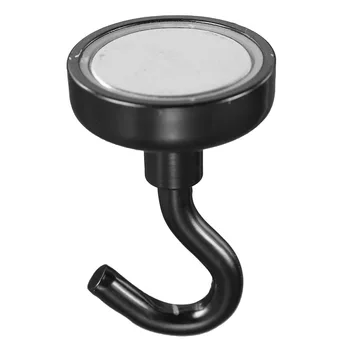 

6Pcs 22kg Strongest Rare Earth Neodymium Magnet Magnetic Hanging Hooks Holder SDF-SHIP