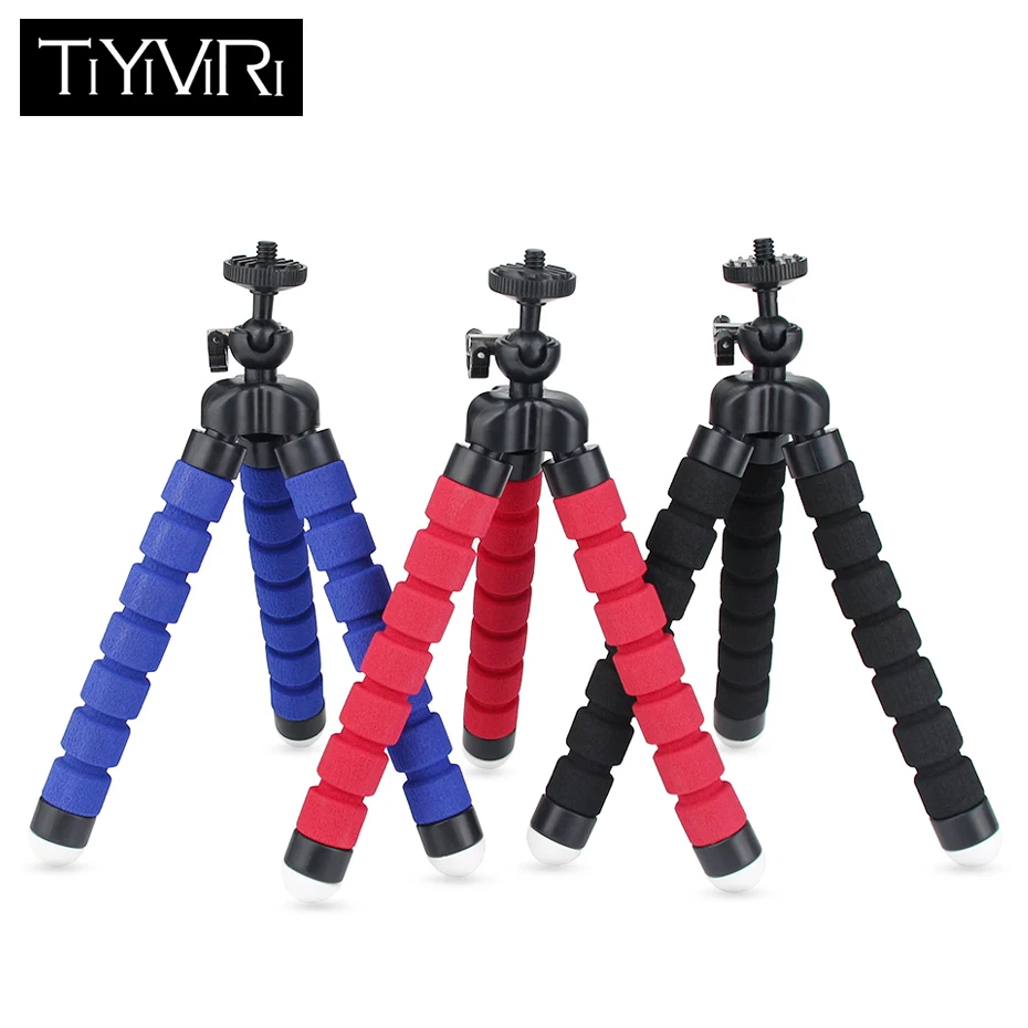 

Octopus Tripod Mini Camera Holder Flexible Sponge Octopus Tripod for camera Portable Stand Mount For Gopro Camera telephone