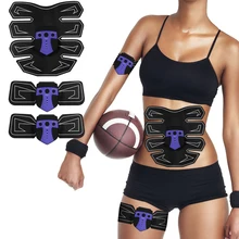 Abdominal Muscle Trainer Smart Electronic Muscle Stimulator ABS Arm Leg Slimming Weight Loss Fitness Massager Exercise Machine