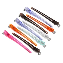 10 шт. заколки для волос модный макияж для волос клипсы Утконос противоскользящие для салона-парикмахерской инструмент для парикмахерских женщин Макияж заколки для волос