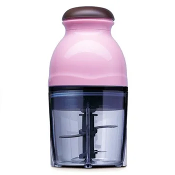 

Mini Electric Meat Grinder Food Processor Vegetable Fruit Blender Chopper Baby Food Supplement 600ml
