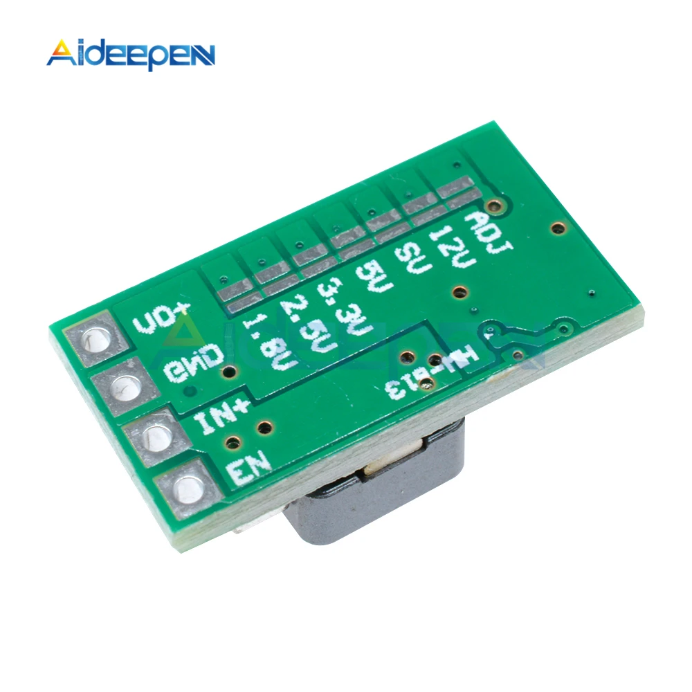Мини DC-DC 12-24 В до 5 В пост 3A Шаг вниз Питание модуль Напряжение понижающий преобразователь Регулируемый 97.5% 1,8 V 2,5 V 3,3 V 5V 9V 12V