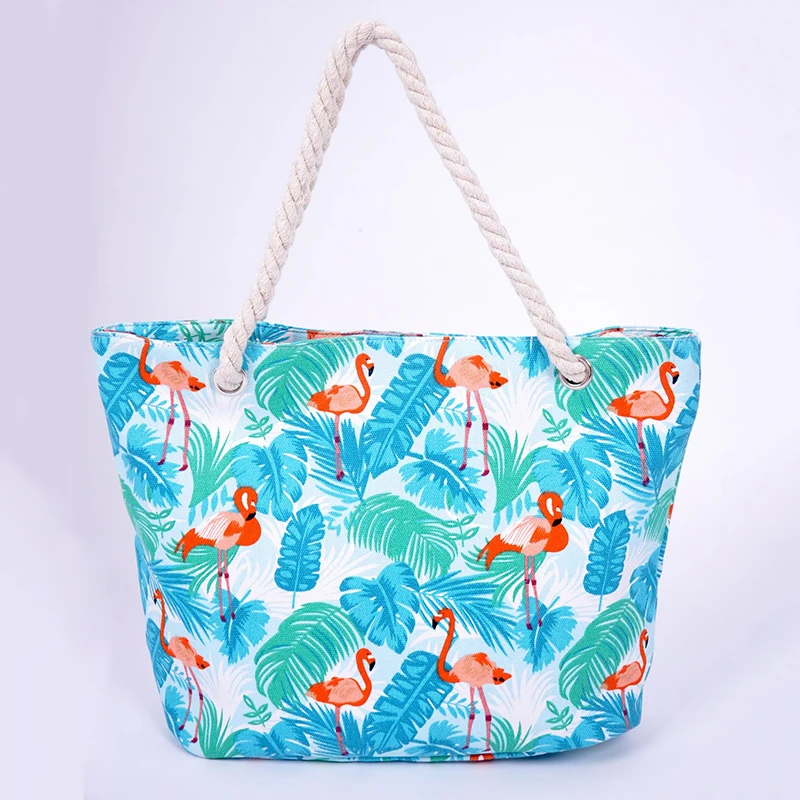 4 шт./лот,, повседневная сумка для покупок с принтом, женские холщовые пляжные сумки, высокое качество, женские сумки на одно плечо