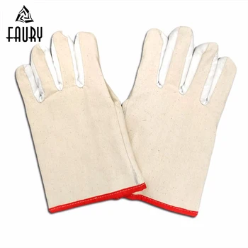 

20 Pair Canvas Work Gloves Wear-Resistant Oil-resistant Security Protection Wear Safety Workers Welding Protective Gloves